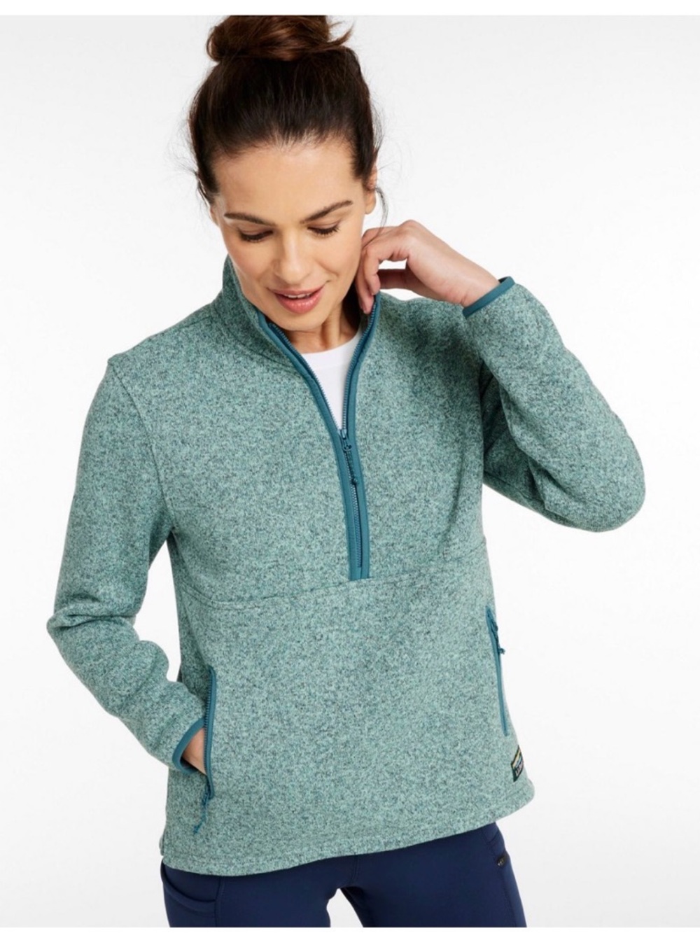 L.L.Bean Sweater Fleece Half-Zip Pullover